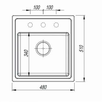 картинка |Discount| Кухонная мойка Florentina КОМБИ-480 серый шелк 