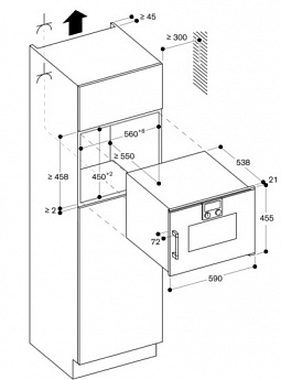 картинка Микроволновая печь встраиваемая Gaggenau BMP251110 нержавеющая сталь 