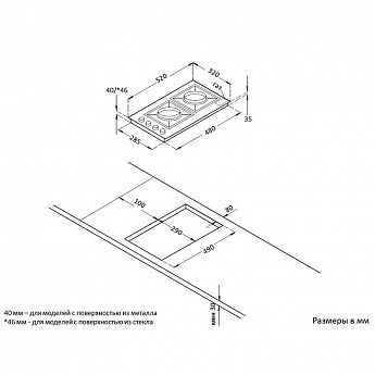 картинка Варочная панель Korting HGG 3825 CW белое стекло 