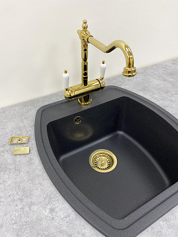 картинка Сливная арматура FLORENTINA FLVP-710 Золото 