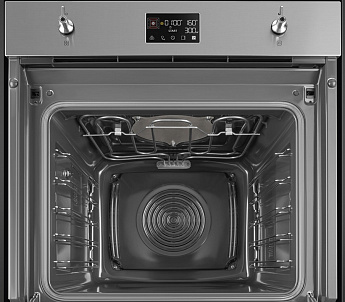 картинка Электрический духовой шкаф с СВЧ Smeg SO6302M2X 