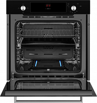 картинка Газовый духовой шкаф Weissgauff WGO 706 D BLACK GLASS 