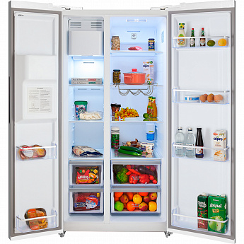 картинка Отдельностоящий холодильник Hiberg RFS-650DX NFGW INVERTER 