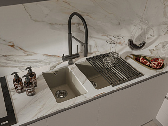 картинка Смеситель Rivelato Adria 1523517 PVD black 