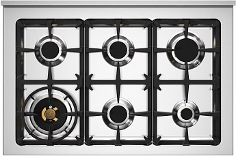 картинка Комбинированная кухонная плита Bertazzoni HER96L1EAVT слоновая кость 