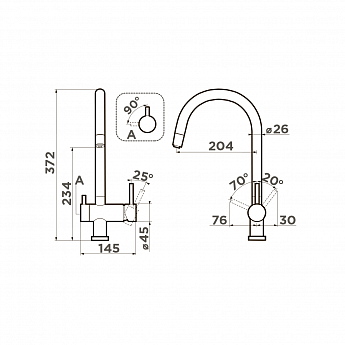 картинка Смеситель Omoikiri YAMADA-C хром 