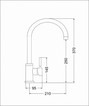 картинка Смеситель Emar Quartz ЕС - 3004 