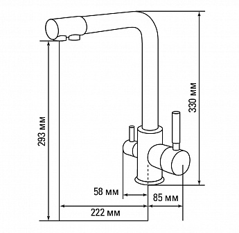 картинка Смеситель Gerdamix DORADO (FL) 