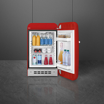 картинка Отдельностоящий мини-бар Smeg FAB5RRD6 красный 
