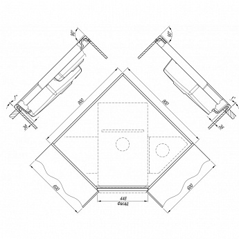 картинка Мойка для кухни Florentina Бомбей 
