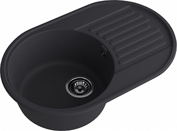 картинка Мойка для кухни Granfest-Quarz GF-Z18 черный 
