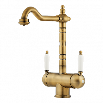 картинка Смеситель Omoikiri AMAGASAKI-АB античная латунь 