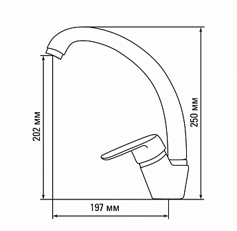 картинка Смеситель Gerdamix SKS2 (GE) 