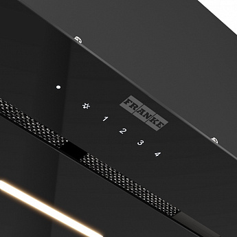 картинка Кухонная вытяжка полновстраиваемая Franke LUCE 90 BK 