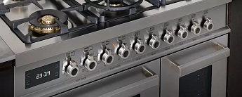 картинка Комбинированная кухонная плита Bertazzoni PRO106L2EXT нержавеющая сталь 