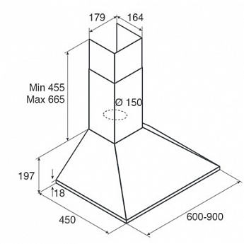 картинка Кухонная вытяжка Jetair GAIA IX/A/60 