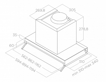 картинка Кухонная вытяжка Elica BOXIN ADVANCE @ IX/A/120 