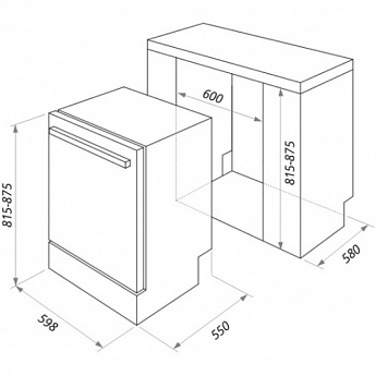картинка Посудомоечная машина Maunfeld MLP-12S 