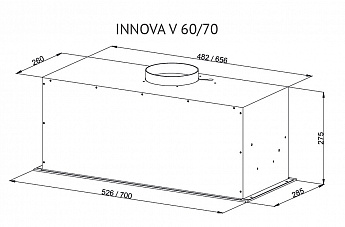 картинка Кухонная вытяжка Kuppersberg INNOVA V 60 WHITE 