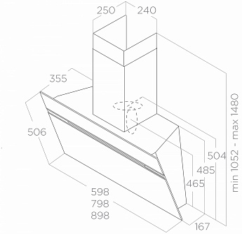 картинка Кухонная вытяжка Elica NEAT @ WH/A/60 