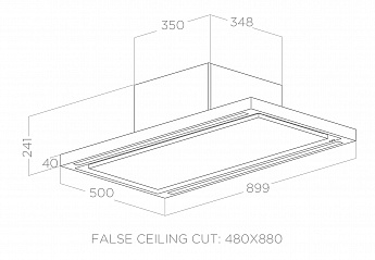 картинка Кухонная вытяжка Elica CLOUD SEVEN IX/F/90  