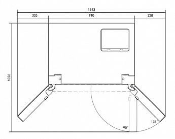 картинка Отдельностоящий холодильник Lex LSB530BLID 