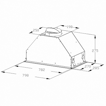 картинка Кухонная вытяжка Korting KHI 9828 GN 