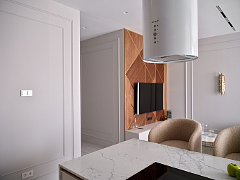 картинка Кухонная вытяжка Weissgauff Tubus 1402 Island White 