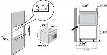 картинка Электрический паровой шкаф De Dietrich DKV4530X Stellar Steel 