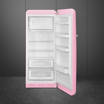 картинка Отдельностоящий холодильник Smeg FAB28RPK5 
