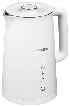 картинка Чайник Monsher MK 502 BLANC 
