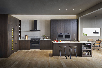 картинка Комбинированная кухонная плита Bertazzoni PRO95I1ECAT карбонио 