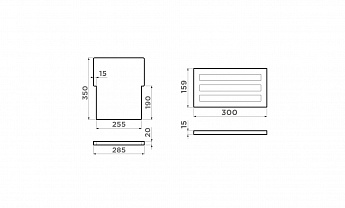 картинка Вставка-держатель с досками Omoikiri FP-04 LG 