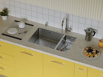 картинка Мойка Omoikiri TAKI 69-2-U/IF-IN-L 