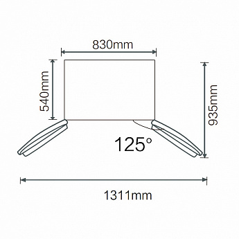 картинка Отдельностоящий холодильник Korting KNFS 83414 X 