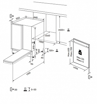 картинка Посудомоечная машина Kuppersberg GLM 4537 