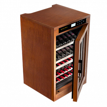 картинка Отдельностоящий винный шкаф Meyvel MV46-WN1-M орех 