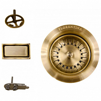 картинка Сливная арматура FLORENTINA FLVP-700 Бронза 