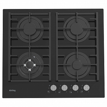 картинка Газовая варочная панель Korting HGG 6825 CTN черная 