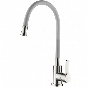 картинка Смеситель Ledeme L74004-9 серый 