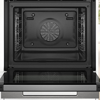картинка Электрический духовой шкаф Bosch HBG9763B1S черный 