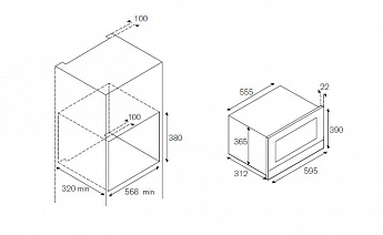 картинка Микроволновая печь Bertazzoni F383MODMWSX нержавеющая сталь 