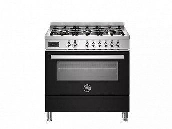 картинка Комбинированная кухонная плита Bertazzoni PRO96L1ENET чёрная 