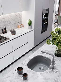 картинка Мойка для кухни Emar Quartz EMQ-1560.P 