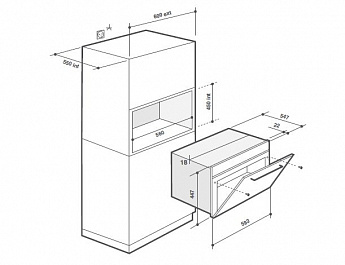 картинка Микроволновая печь De Dietrich DKE7220X PLATINUM 