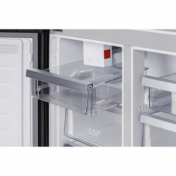 картинка Отдельностоящий холодильник Hiberg RFQ-555DX NFGB inverter 