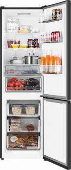 картинка Отдельностоящий холодильник Weissgauff WRK 2000 Total NoFrost Inverter Black 