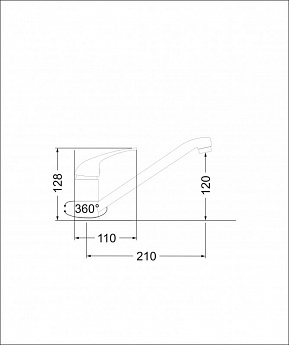 картинка Смеситель Emar Quartz ЕС - 3009 