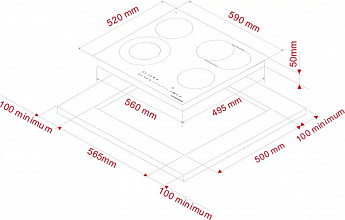 картинка Электрическая варочная панель Kuppersberg ECS 624 