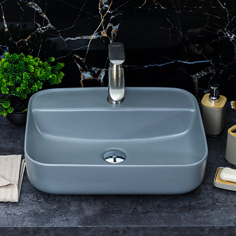 картинка Раковина Melana MLN-320353MG, матовый серый 